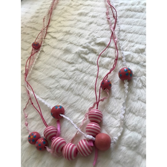 Pink Patterned Necklace - Picture 6 of 7